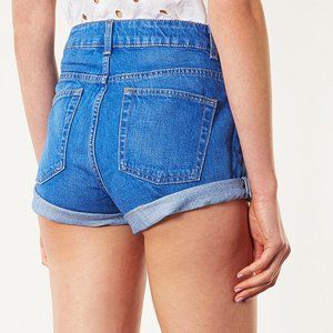 Top Shop High Waisted Button Up Shorts